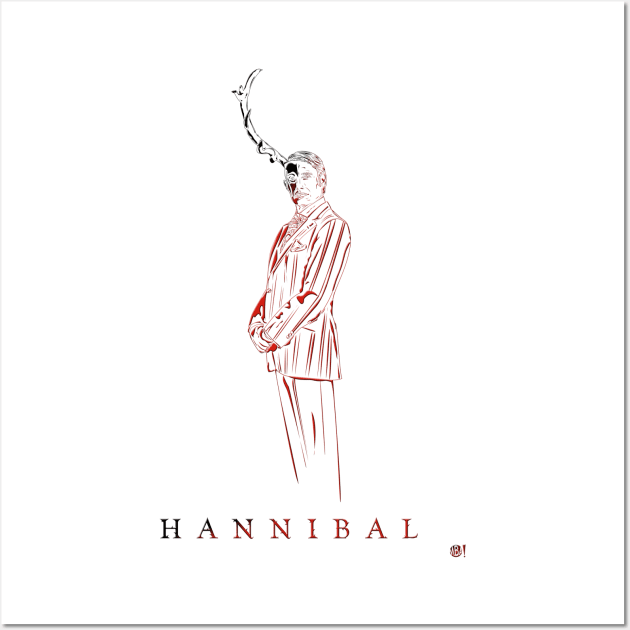 Hannibal Wall Art by MonkeyBubble